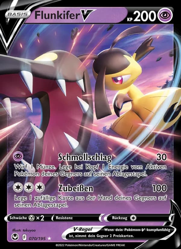 Flunkifer V card in German