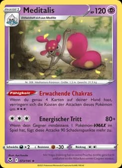 Meditalis card in German
