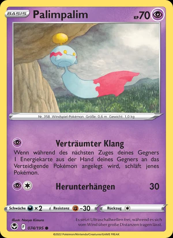 Palimpalim card in German