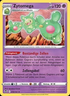 Zytomega card in German