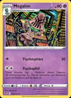 Megalon card in German