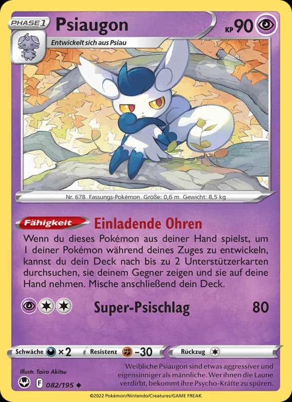 Psiaugon card in German