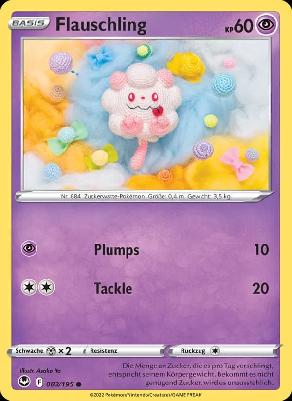 Flauschling card in German