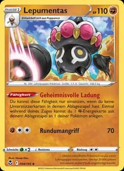 Lepumentas card in German