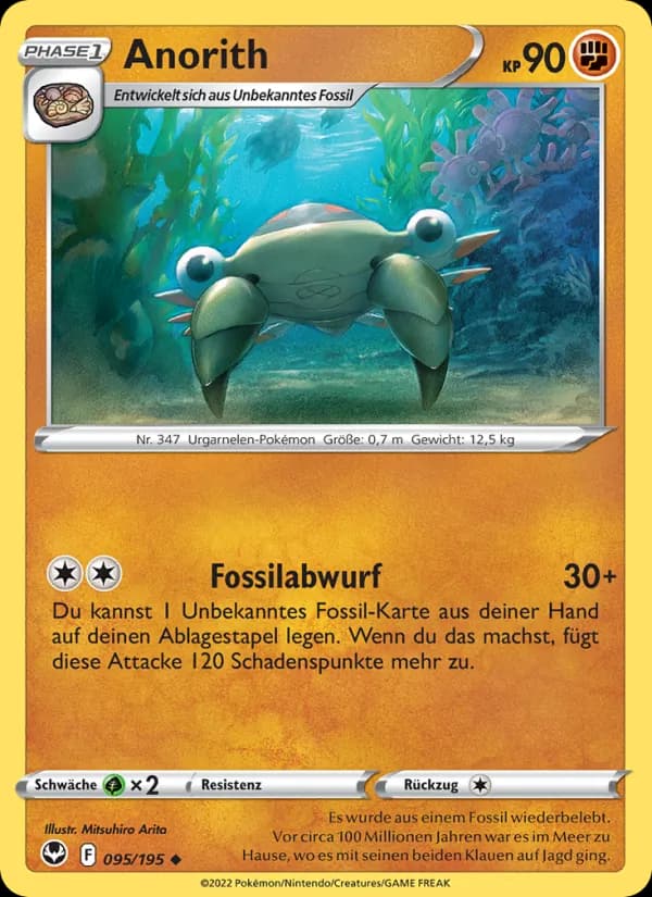 Anorith card in German