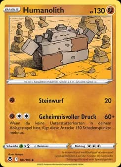 Humanolith card in German