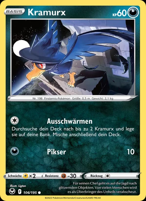 Kramurx card in German