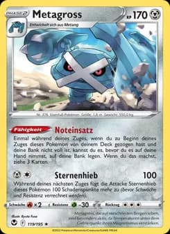 Metagross card in German