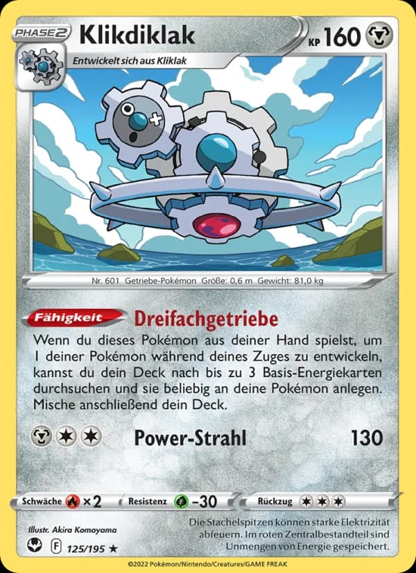 Klikdiklak card in German