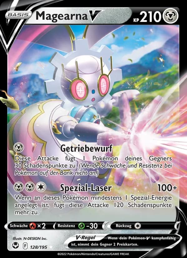 Magearna V card in German