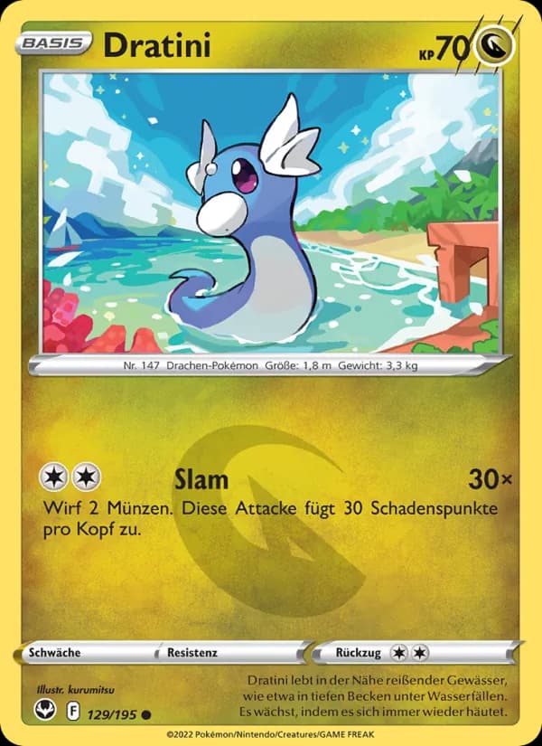 Dratini card in German
