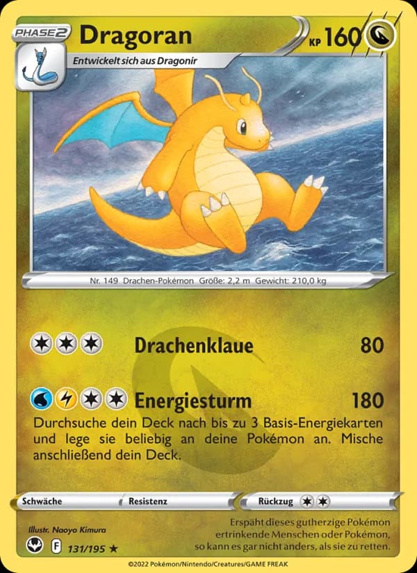 Dragoran card in German