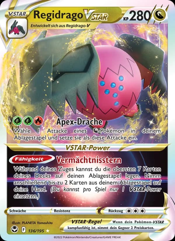 Regidrago VSTAR card in German