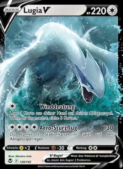 Lugia V card in German