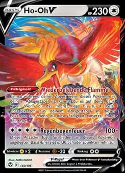 Ho-Oh V card in German