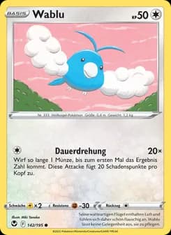 Wablu card in German