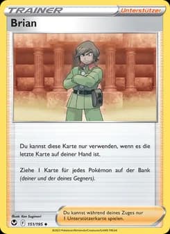 Brian card in German