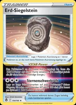 Erd-Siegelstein card in German