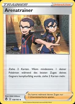 Arenatrainer card in German