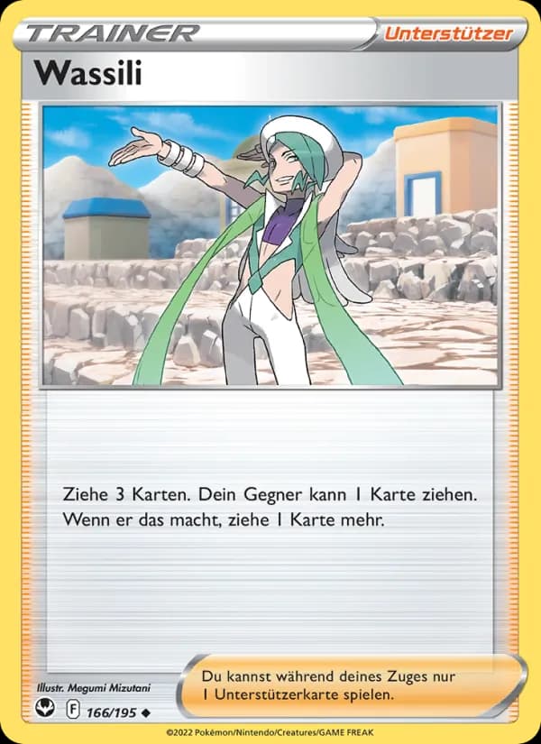 Wassili card in German