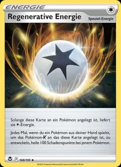 Regenerative Energie card in German