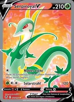 Serpiroyal V card in German