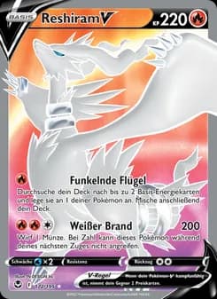 Reshiram V card in German