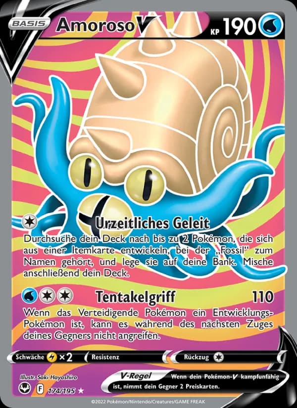 Amoroso V card in German
