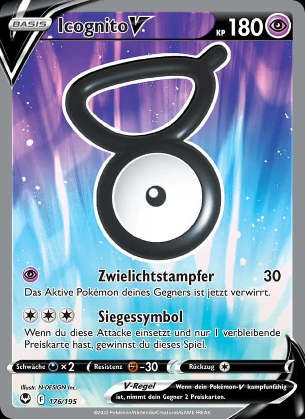 Icognito V card in German