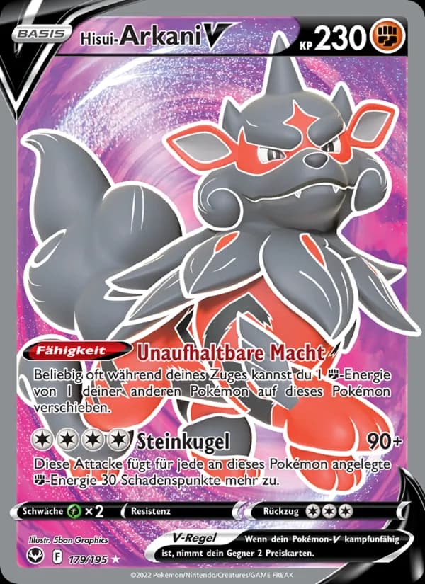 Hisui-Arkani V card in German