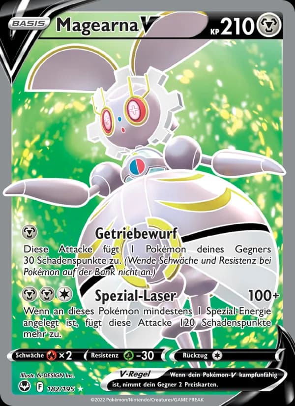 Magearna V card in German