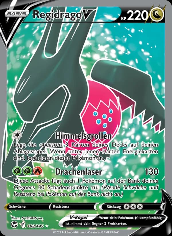 Regidrago V card in German