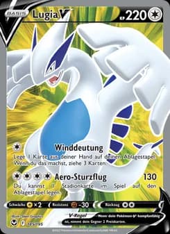 Lugia V card in German