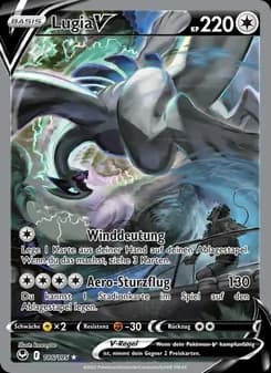 Lugia V card in German