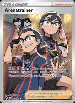 Arenatrainer card in German