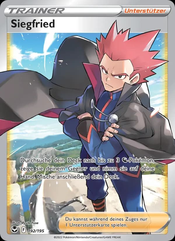 Siegfried card in German