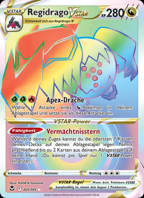 Regidrago VSTAR card in German