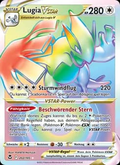 Lugia VSTAR card in German