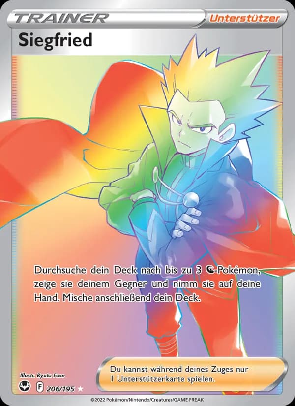 Siegfried card in German