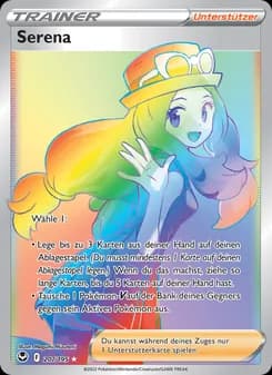 Serena card in German