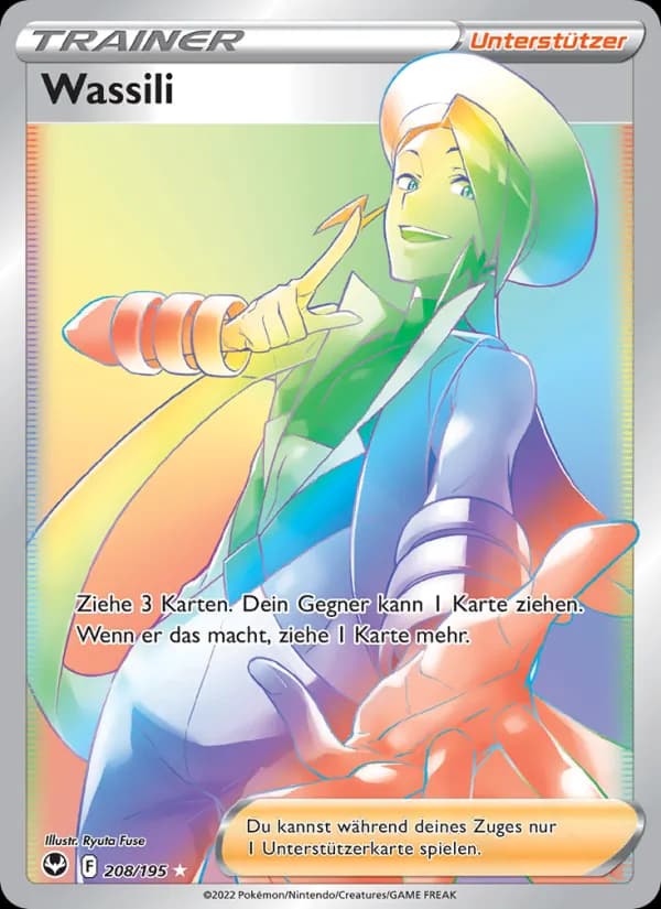 Wassili card in German