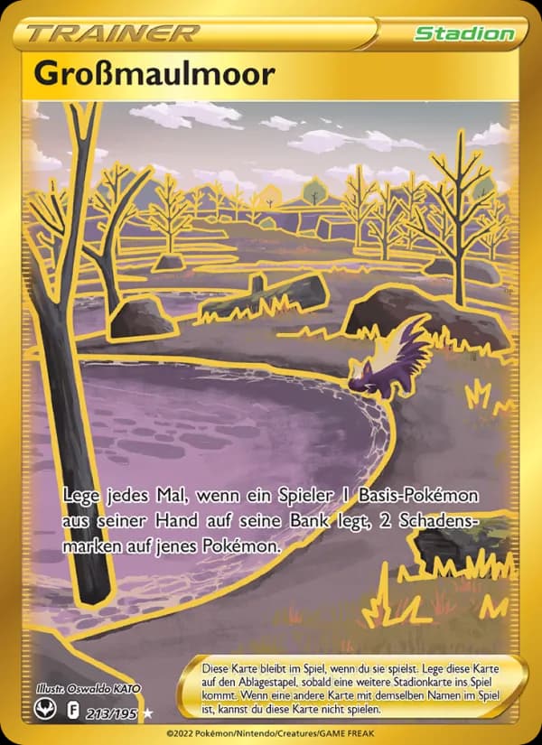 Großmaulmoor card in German