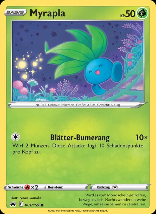 Myrapla card in German