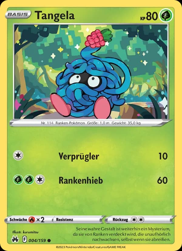 Tangela card in German