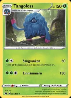 Tangoloss card in German