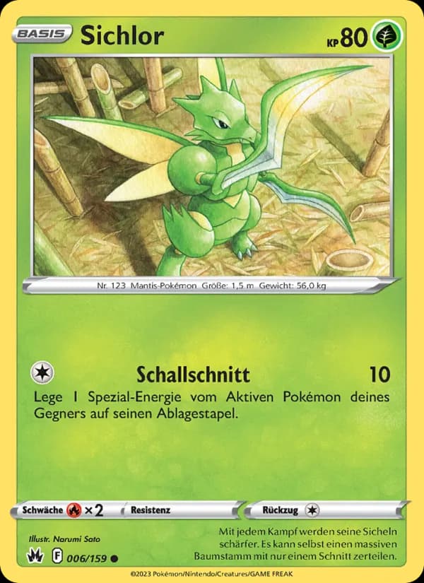 Sichlor card in German