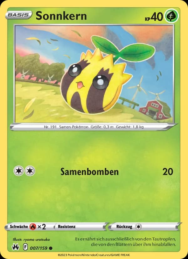 Sonnkern card in German