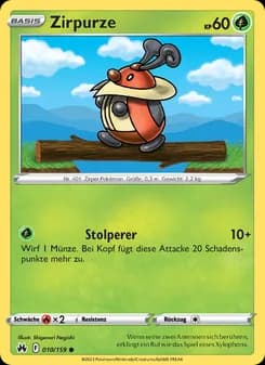 Zirpurze card in German