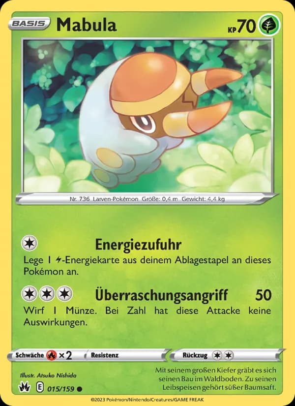 Mabula card in German