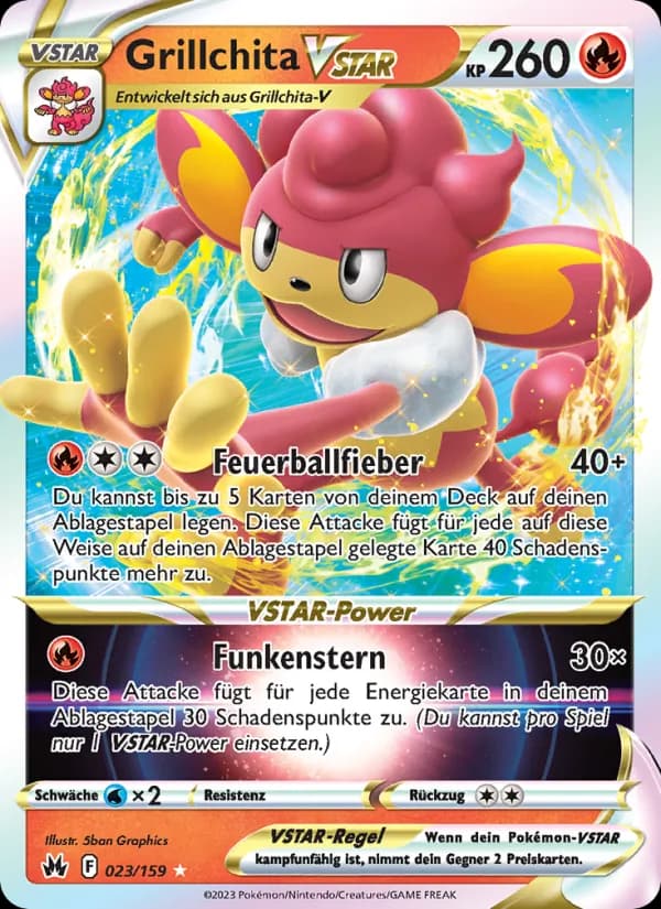 Grillchita VSTAR card in German